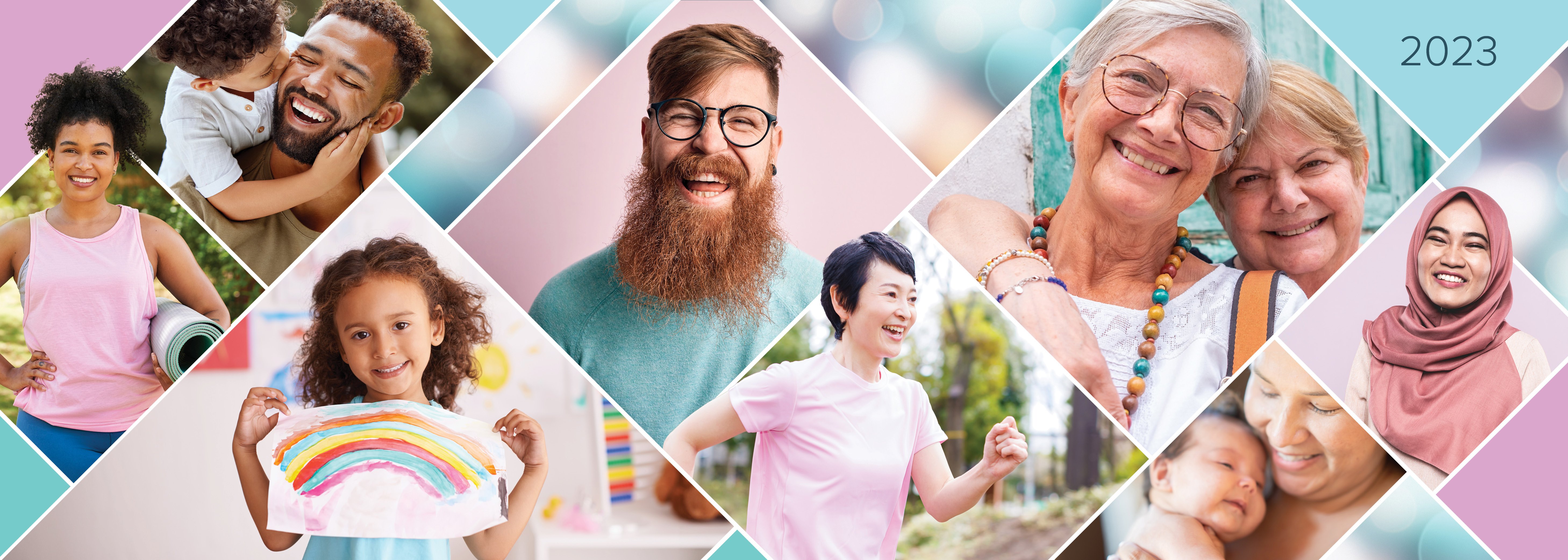 collage of smiling faces